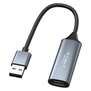 4k输入USB2.0高清视频采集卡高清转USB/usb-c视频采集器盒，用于电脑摄像头直播和会议记录 - Product Image 2