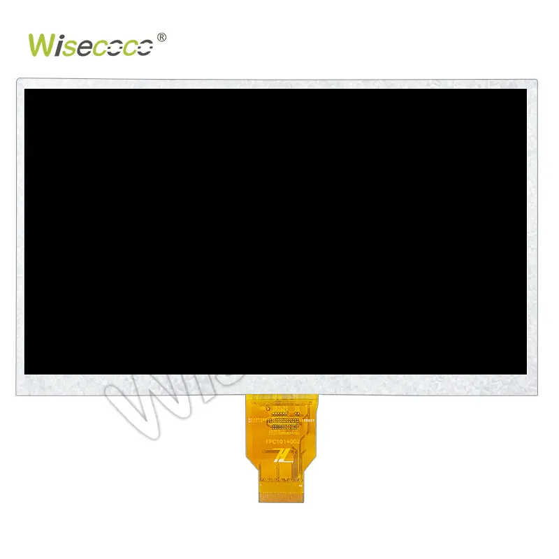 Wisecoco harga rendah 10.1 inci layar Tft sentuh opsional kecerahan khusus 1024*600 Lvds 40pin layar Lcd