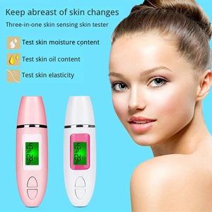 KKS Skin Care Tool Oil Content Analyzer LCD Digital Facial Skin Care Moisture Analyzer Monitor Moisture Skin <strong>Sensor</strong> Detector - Product Image 3