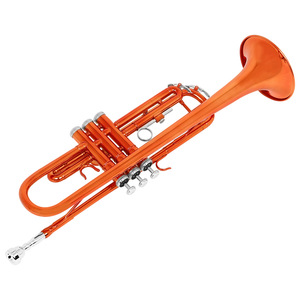 LADE Small Size Brass <strong>B</strong>-<strong>B</strong> Tone Trumpet for Students and Beginners Manufactured by Western Musical Instruments <strong>Company</strong> - Product Image 3