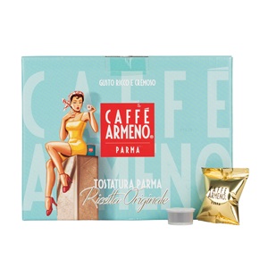 Armeno CaffeSrlブランドのコーヒーLavazzaエスプレッソポイント互換カプセルイタリア品質のコーヒーボックス100個
