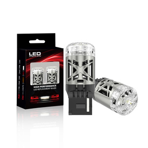 CB9ให้แสงสว่างสูงสุดถึง7440ปราศจากความผิดพลาดของ CANbus หลอดไฟ LED T20 W21W ดวงพร้อมชิป LED 7035 27W 1600LM ตัวถอดรหัสในตัวสำหรับหลอดไฟ LED รถยนต์12V - Product Image 1