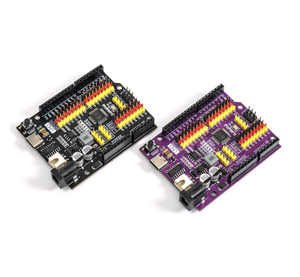 Fabrika Outlet UNO R3 geliştirme kurulu ATmega328 programlama kontrol panosu EXP1 genişletme kartı veri kablosu ile