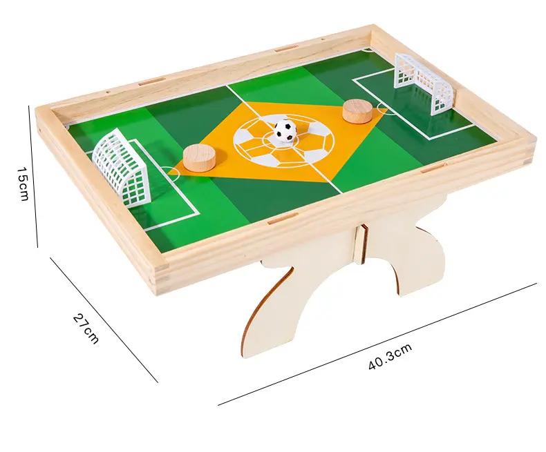 Gioco da tavolo magnetico di calcio e LUDO DESKTOP IN legno 2 IN 1