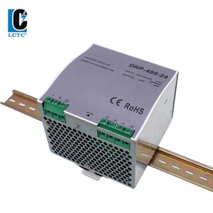 480瓦DC 12V 24V 36V 48v轨道式开关电源变压器，带10A 13.3a 20A 40A DRP-480输出电压 - Product Image 5