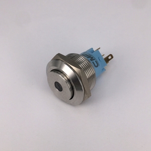 UL CE Rohs Metal 1nobasmalı düğme anahtarı 22mm mandallama tuş kilidi - Product Image 2