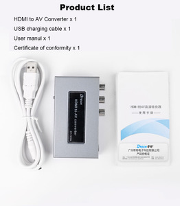 Dtech 1080P convertidor Hdmi a RCA TV Monitor Vga convertir a Hdmi para CCTV - Product Image 3