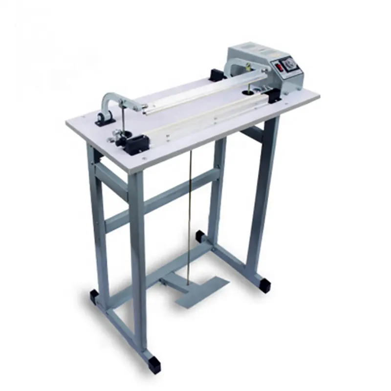 SFTD-600 Voedsel Aluminium Plastic Zak Zakje Verticale Voet Pedaal Sluitmachine Heat Sealer