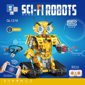 RC Робот строительные блоки комплект развивающие игрушки RC робот кирпичи стволовых игрушки строительной техники Обучающий набор - Product Image 4