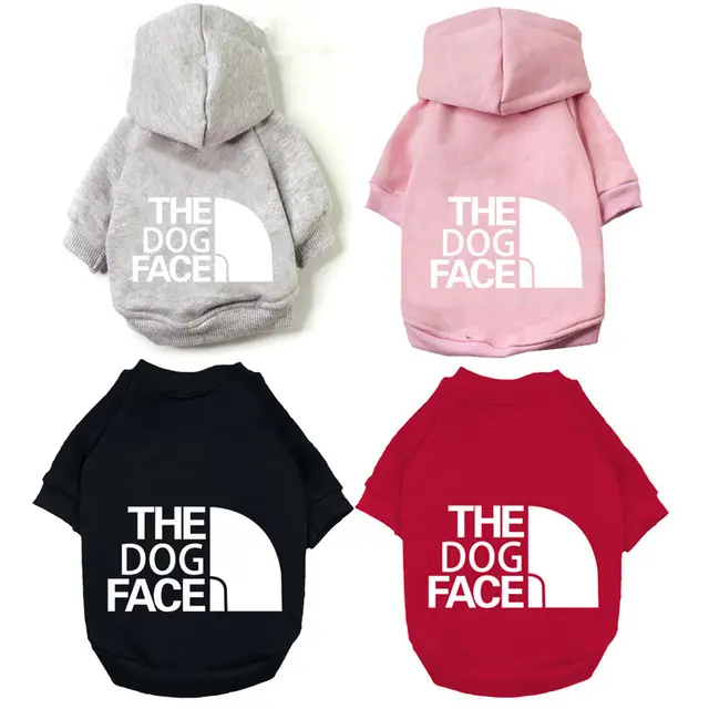 Sudadera con capucha para mascotas, ropa multicolor de alta calidad con cara de perro pequeño y toro