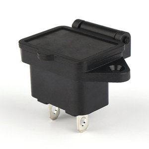 <strong>3P</strong> IEC 320 C14 Male <strong>Plug</strong> Panel Power Inlet Sockets Connectors AC 250V 10A Waterproof Cover - Product Image 6