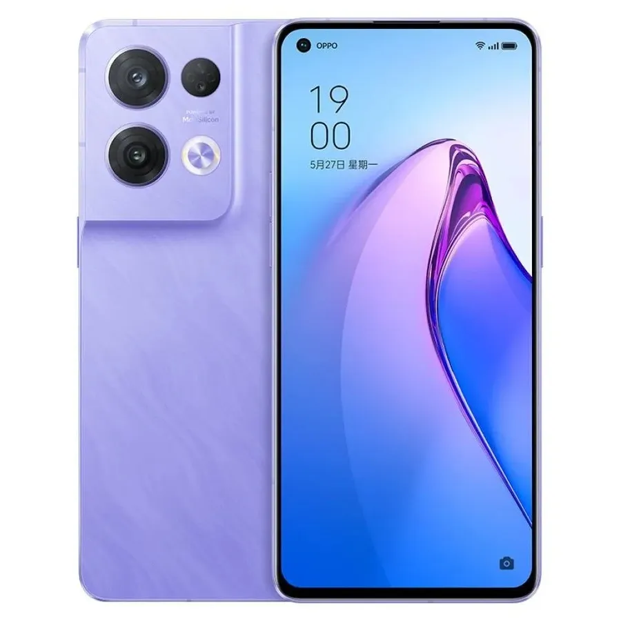 โทรศัพท์มือถือมือสองของแท้สมาร์ทโฟน5G สำหรับ OPPO Reno 8 Pro 8 + 256GB