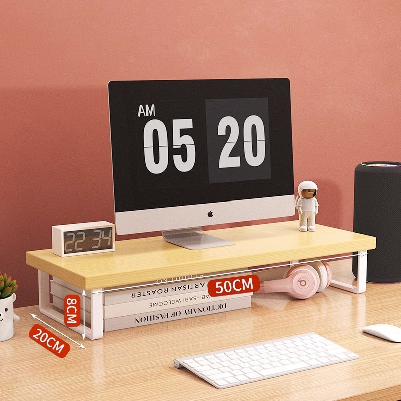 50X20X8CM Natural wood color with white frame