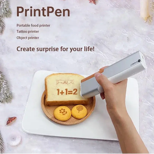 Yaomatec yüksek kaliteli el Mini gıda yazıcı restoran gıda kahve kek hamur işleri için Macaron PrintPen gıda BASKI MAKİNESİ - Product Image 1