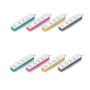 Tablero de cableado de arrastre eléctrico multifunción enchufe de extensión Universal carga USB 3/4 salidas tira de alimentación Reino Unido UE EE. UU. Enchufe - Product Image 1