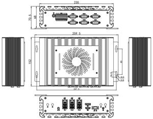 Onboard Intel 11th Core I3/i5/i7 Industrial Pc Fanless Box <strong>Embedded</strong> <strong>System</strong> 1 DDR4 Support 32GB Support Win10/11 <strong>Linux</strong> - Product Image 4