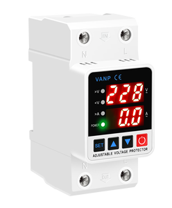 220V Din Rail Single phase tự động điều chỉnh điện áp 40A/63A PC Chất liệu trên/dưới điện áp bảo vệ <span class=keywords><strong>AC</strong></span> bảo vệ hiện tại - Product Image 4