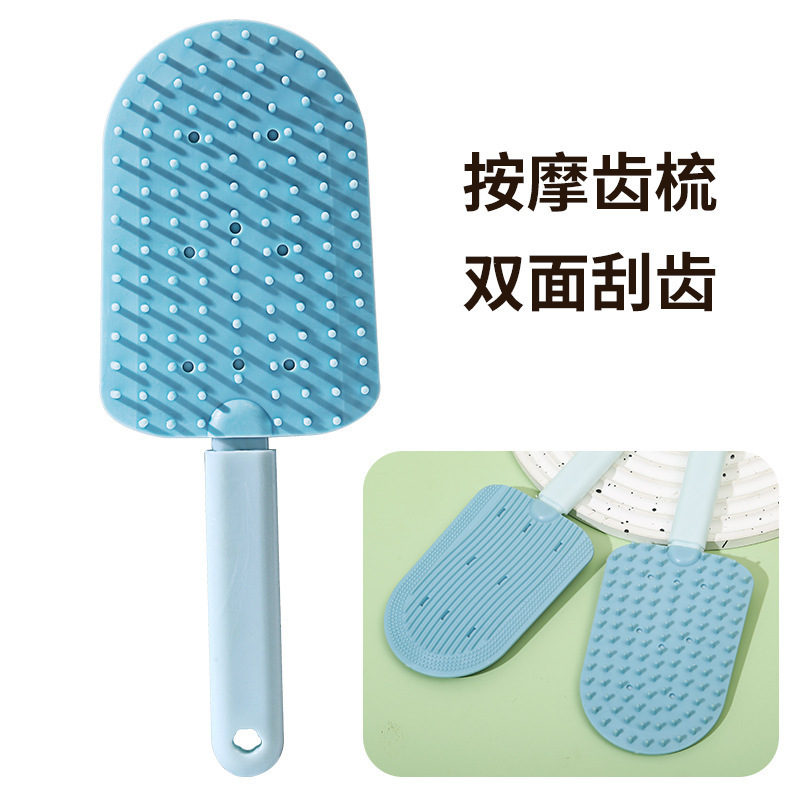 Ice cream massage comb-blue