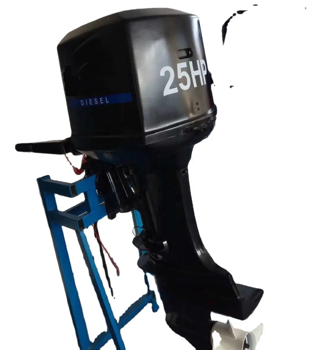 Marine diesel engine outboard DOM10 10hp small diesel boat outboard engine