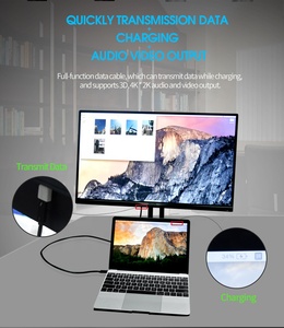 Fabrika USB 3.1 Cable kablo 3.3Feet 2M USB C USB C kablo 10Gbps 5A 100W PD hızlı şarj 4K Video ekran - Product Image 2