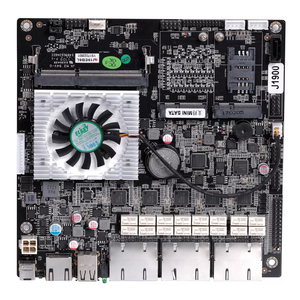 Processore Quad Core J1900 RJ45 6LAN Gigabit I210AT Pfsense Mini Itx scheda madre Firewall per Server,Router - Product Image 1