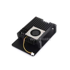 Carcasa de aleación de aluminio (H) para Raspberry Pi 5, con ventilador con control de temperatura - Product Image 4