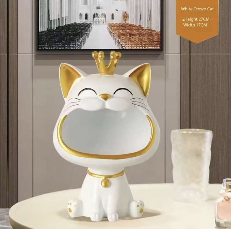 Couronne chat blanc