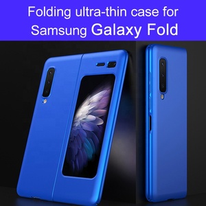 快速运输的GKK例原装三星Galaxy Fold案例抗爆充分保护超薄翻转磨砂硬质pc罩 - Product Image 2