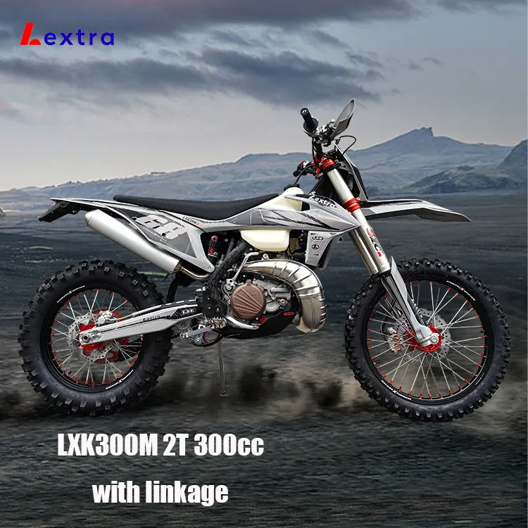 Lextra Motocross 300cc vendita calda altri motocicli 2 tempi Dirt Bike 300cc Moto Cross Off Road Moto Moto Moto da Cross per adulti
