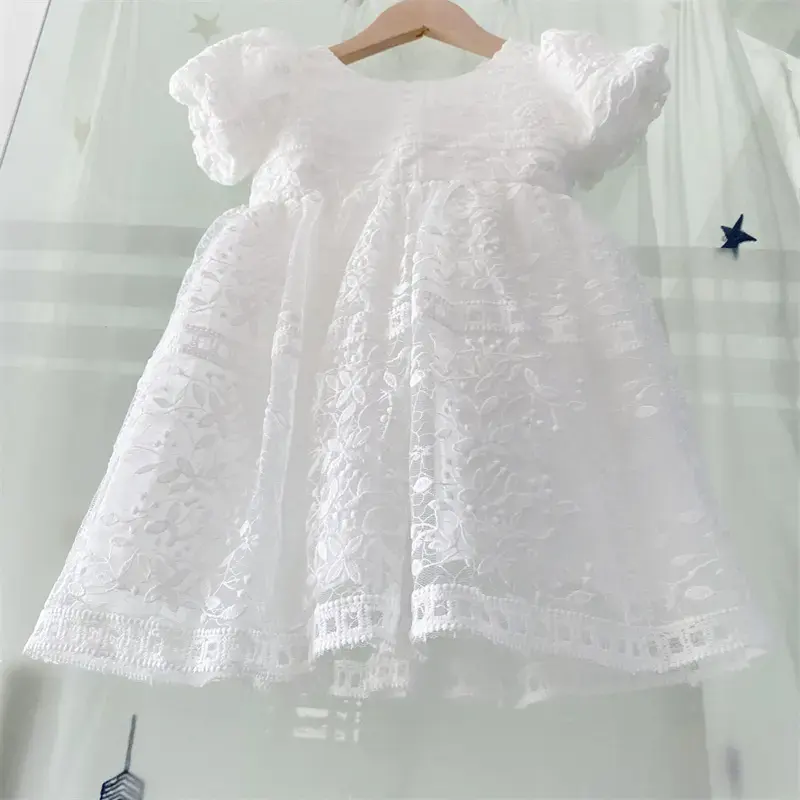 baby girl party dress children frocks designs wedding child white angel dress
