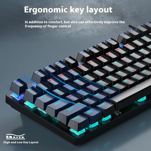 Mini Teclado retroiluminado RGB personalizado con interfaz USB de diseño lindo Último Lanzamiento de fábrica para uso de oficina para computadora portátil - Product Image 4
