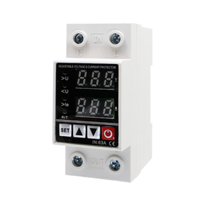 Single-Phase 2P AC 230V Protective Ampere Relay With On-Off Switch Adjustable <strong>Voltage</strong> and Current Under <strong>Voltage</strong> Protection - Product Image 2