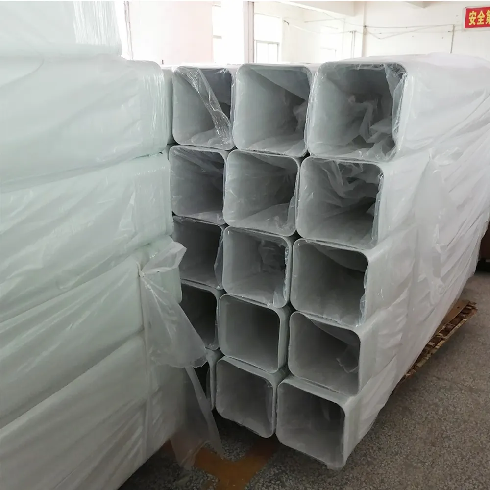 furniture grade colored pvc pipe PVC squuer 63mm wall 3.7mm bule plastic Square Hollow Tube for soap making