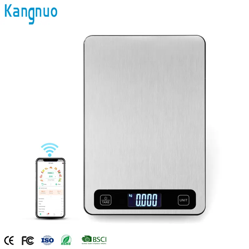 Báscula Digital electrónica de alimentos, balanza de cocina de 10kg y 1 gramo