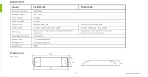 LTECH 2-в-1 постоянное напряжение RF 2,4 ГГц + DMX512/RDM беспроводной приемник декодер светодиодный контроллер - Product Image 3