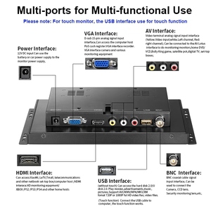 10.1 11.6 13.3 15.6 18.5 21.5 23.8 27 32インチ VESA規格準拠 産業用タッチスクリーンモニター 1000ニット高輝度屋外用<span class=keywords><strong>LCD</strong></span>ディスプレイ - Product Image 6