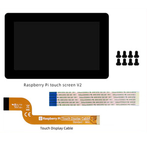 Original Raspberry Pi 5 Kit 5B 4GB/8GB 7 Zoll Touchscreen Kapazitiver Bildschirm V1 V2 für Raspberry Pi