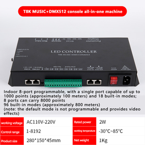 LED Full Color striscia di luce programmabile illusorio Controller macchina integrata KTV scena notturna DMX 512 LED controlle Console - Product Image 5