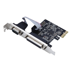 <strong>PCI</strong> Express to 1 Serial 1 Parallel Card Computer Adapter Asix99100 RS232 DB9 &amp; DB25 Computer Accessories - Product Image 1