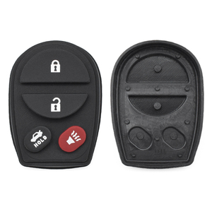 T-oyota 4 düğmeli uzaktan kapak silikon düğme pedi için yeni varış araç anahtar kapağı kılıfı boş - Product Image 3