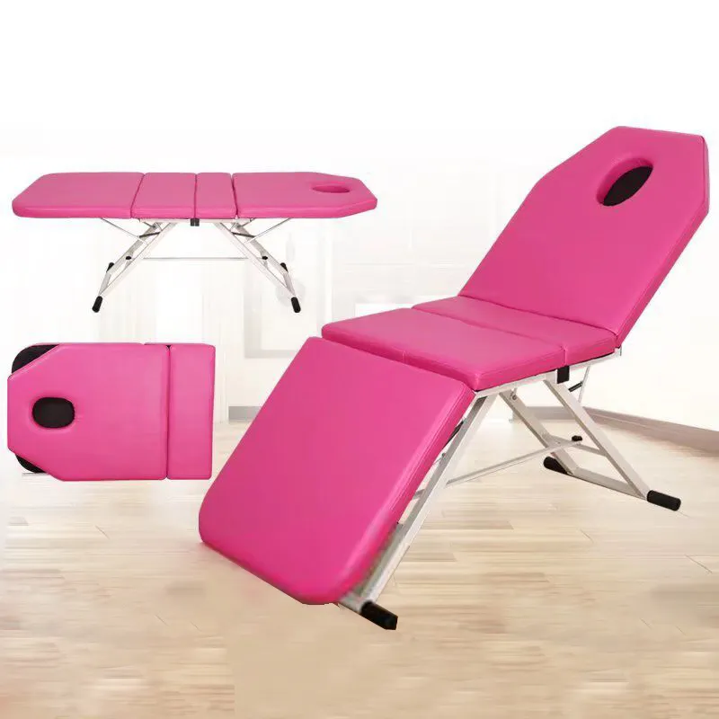 Seduta e sdraiata funzioni professionali pieghevoli Spa tavoli viso massaggio ciglia letto salone di bellezza lettino da massaggio