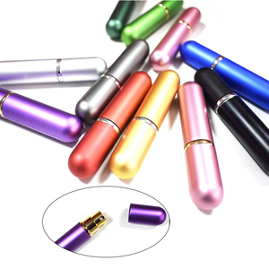 Mini Vòng Kim Loại Nhôm Xách Tay 5Ml Rỗng Du Lịch Refillable Nước Hoa Atomizer Chất Lỏng Phun Mẫu Chai Cho Ngoài Trời - Product Image 2