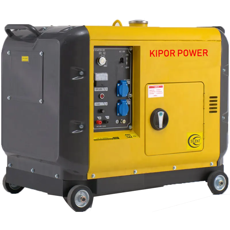 KIPOR POWER Guter Preis 6KW Silent Diesel Generator zu verkaufen
