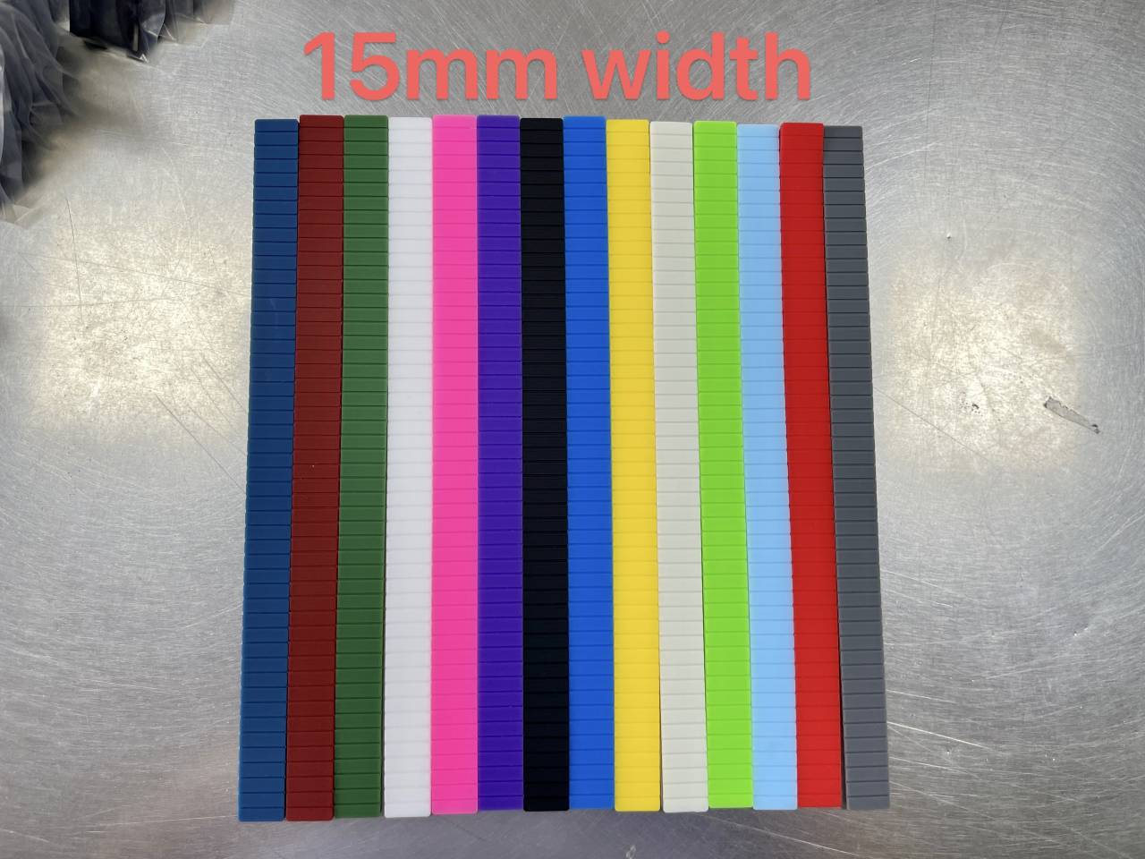 Bracelet en silicone de 15 mm de largeur