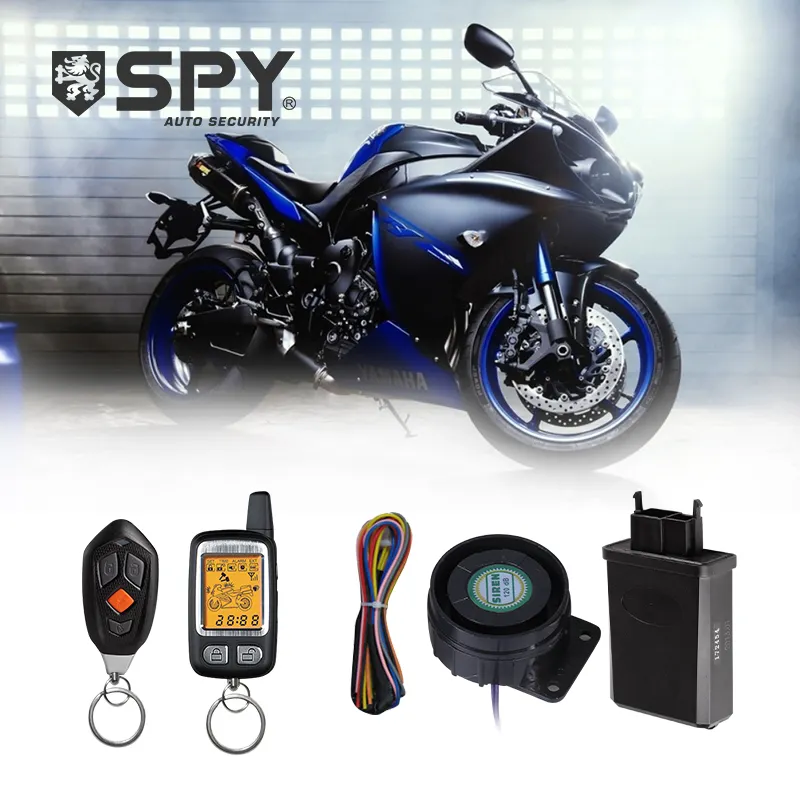 Alarma de Moto SPY Antirrobo para Vehículos De Motocicleta con Control Remoto