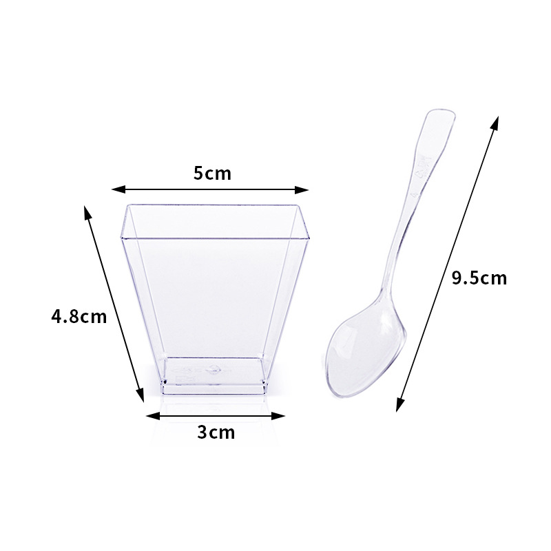60ml small graduated cup with hard lid-5c spoon