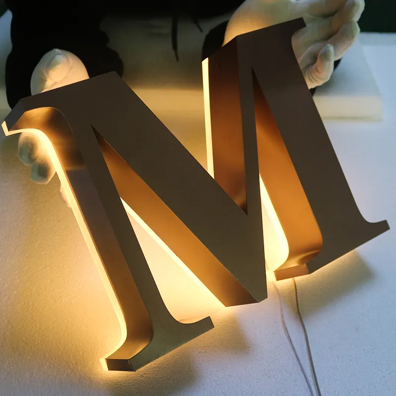 Letras decorativas de led, letras acrílica de sinal iluminadas sob encomenda