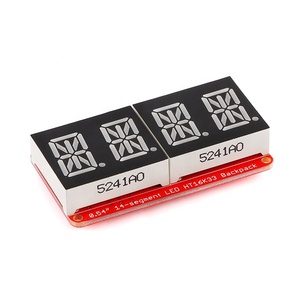 0.54 pollici 4 Bit Meter digitale tubo modulo Display LED IIC I2C controllo metro 3.3V 5V per Arduino rosso verde arancione