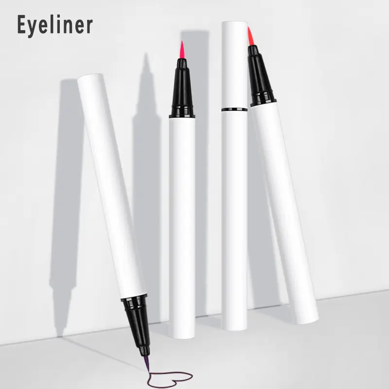 Topkwaliteit Waterdichte Witte 9 Kleuren Magische Eyeliner Pen Met Private Label