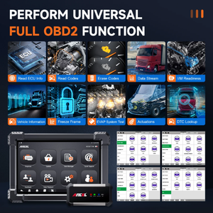 Ancel X7 HD เครื่องมือวินิจฉัยรถบรรทุกหนัก12V 24V, เครื่องมือวิเคราะห์เครื่องยนต์รถบรรทุก epb ABS รีเซ็ตน้ำมัน SAS DPF Regen TPMS ECU OBD2 - Product Image 5